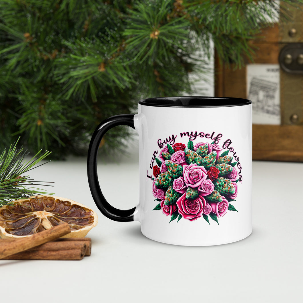 Buy Myself Flowers-Mug with Color Inside
