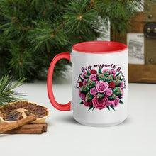 Load image into Gallery viewer, Buy Myself Flowers-Mug with Color Inside
